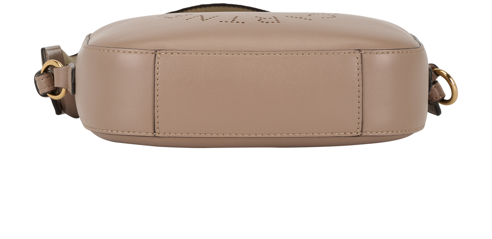 Logo Crossbody, &pound;295, Handbags, Taupe, Faux Leather, Top view